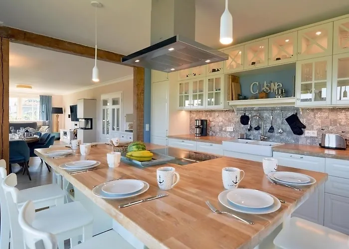 Moenchguter Reethus Mit Wasserblick, Kamin, Sauna Hébergement de vacances *